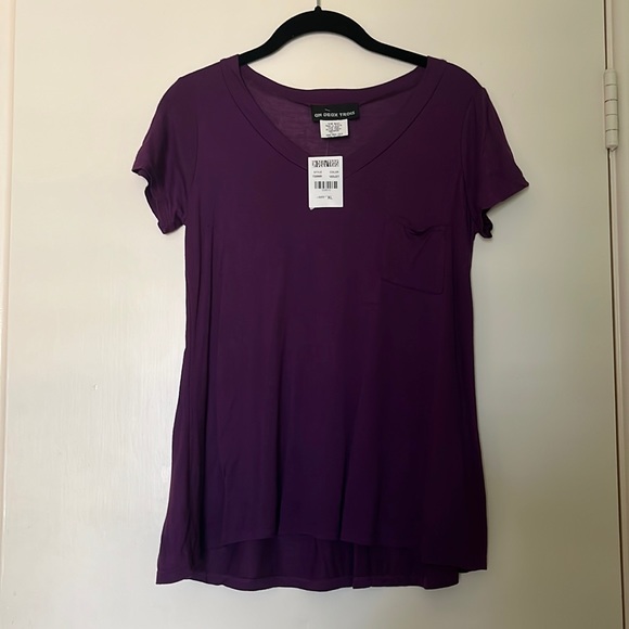 Un Deux Trois Purple Tee - Picture 1 of 3